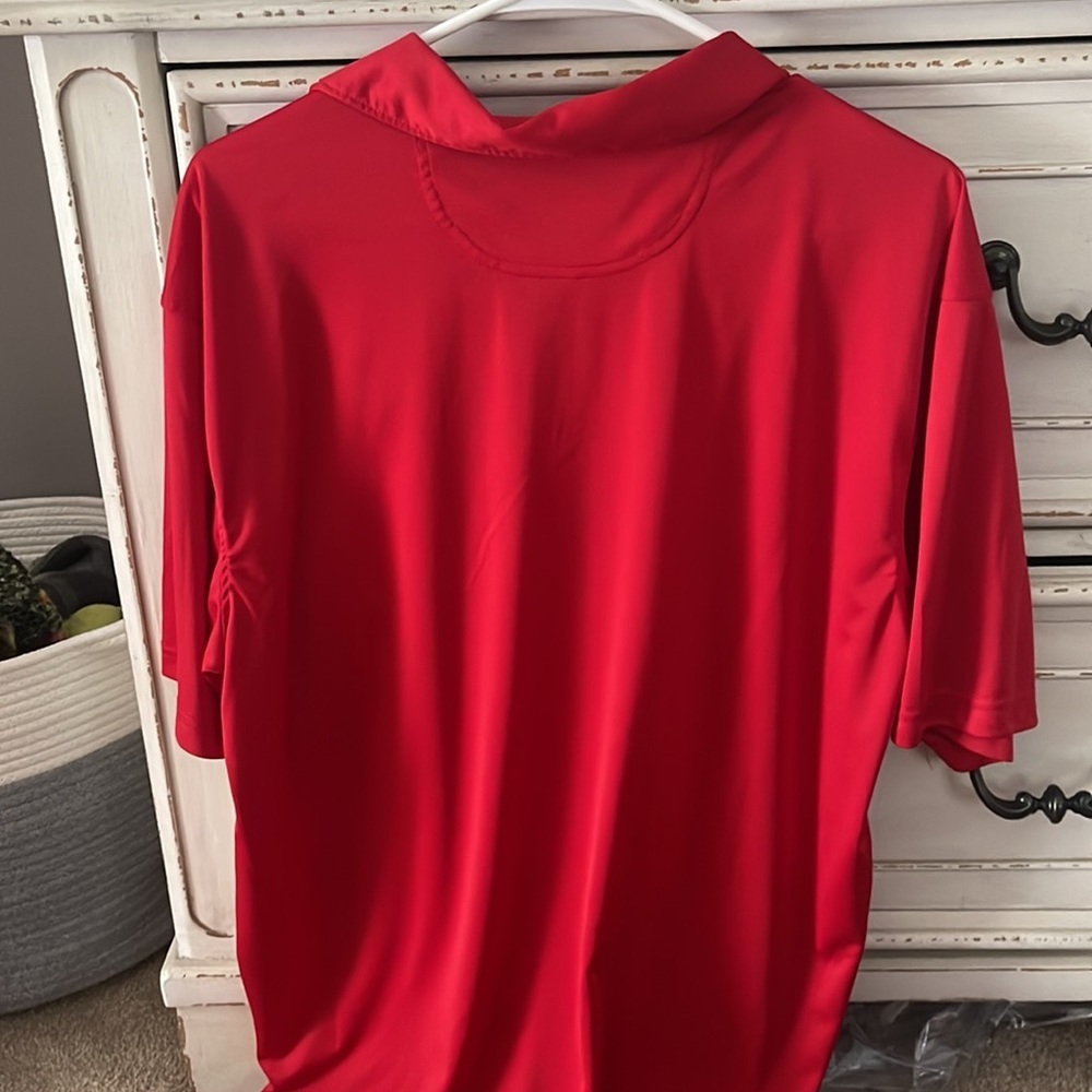 Men’s Red Golf Polo - L - Picture 4 of 4